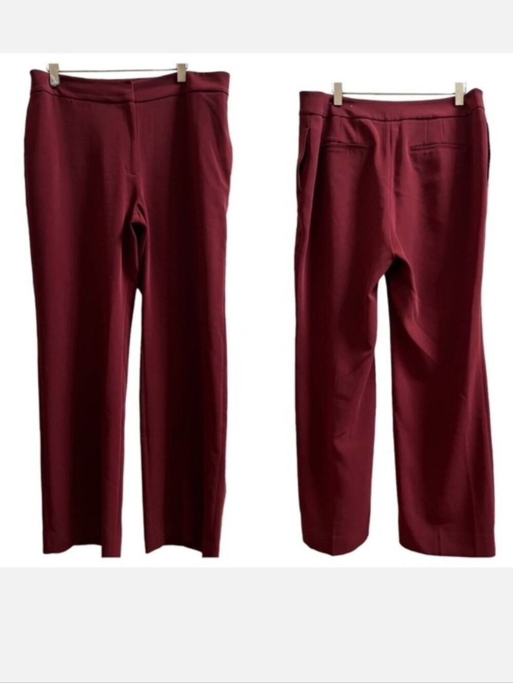 Chico’s Cranberry Spice Trouser Pant Size 14R Style 570294715